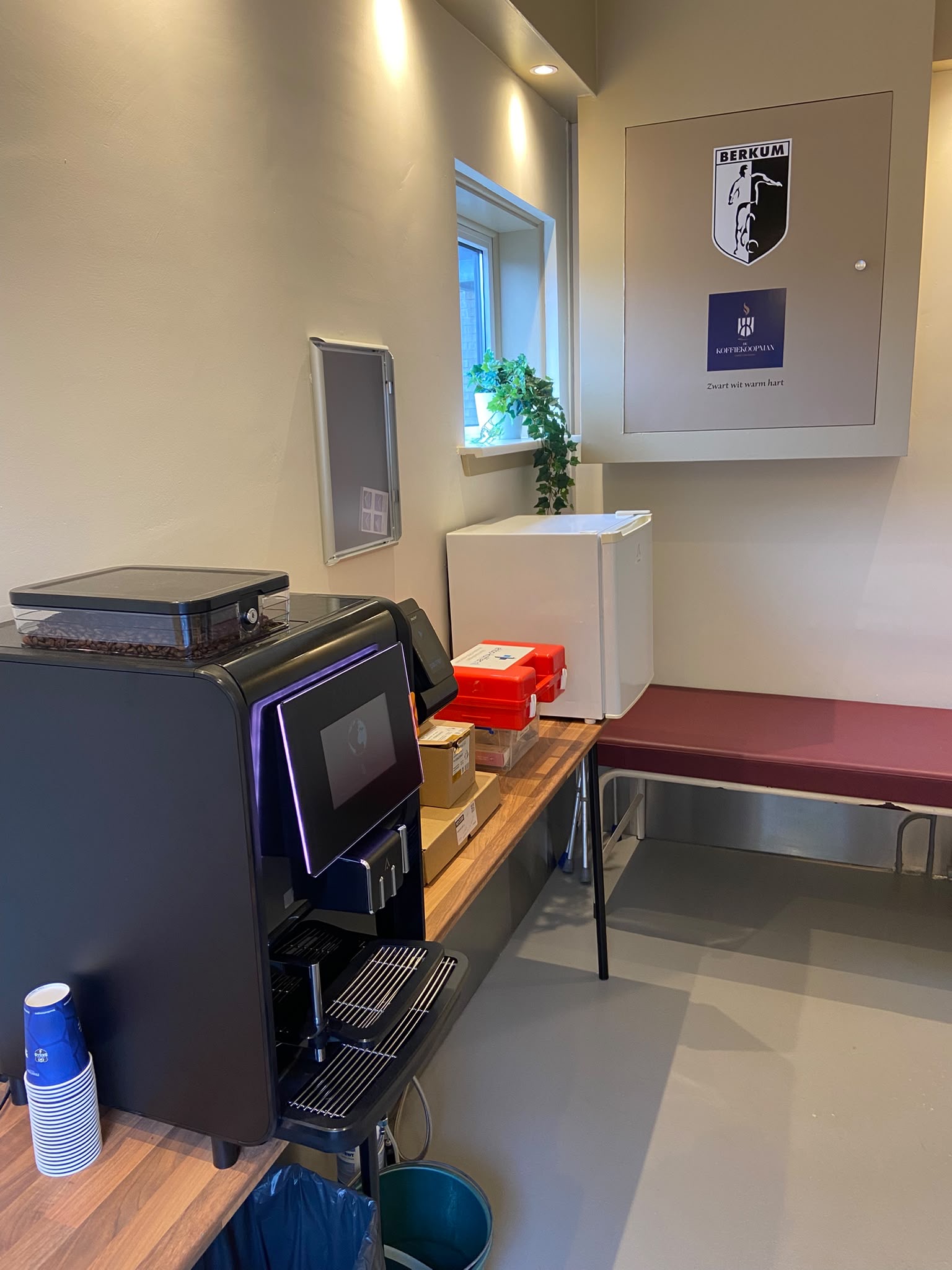 De nieuwe Coffee Corner is geopend bij VV Berkum