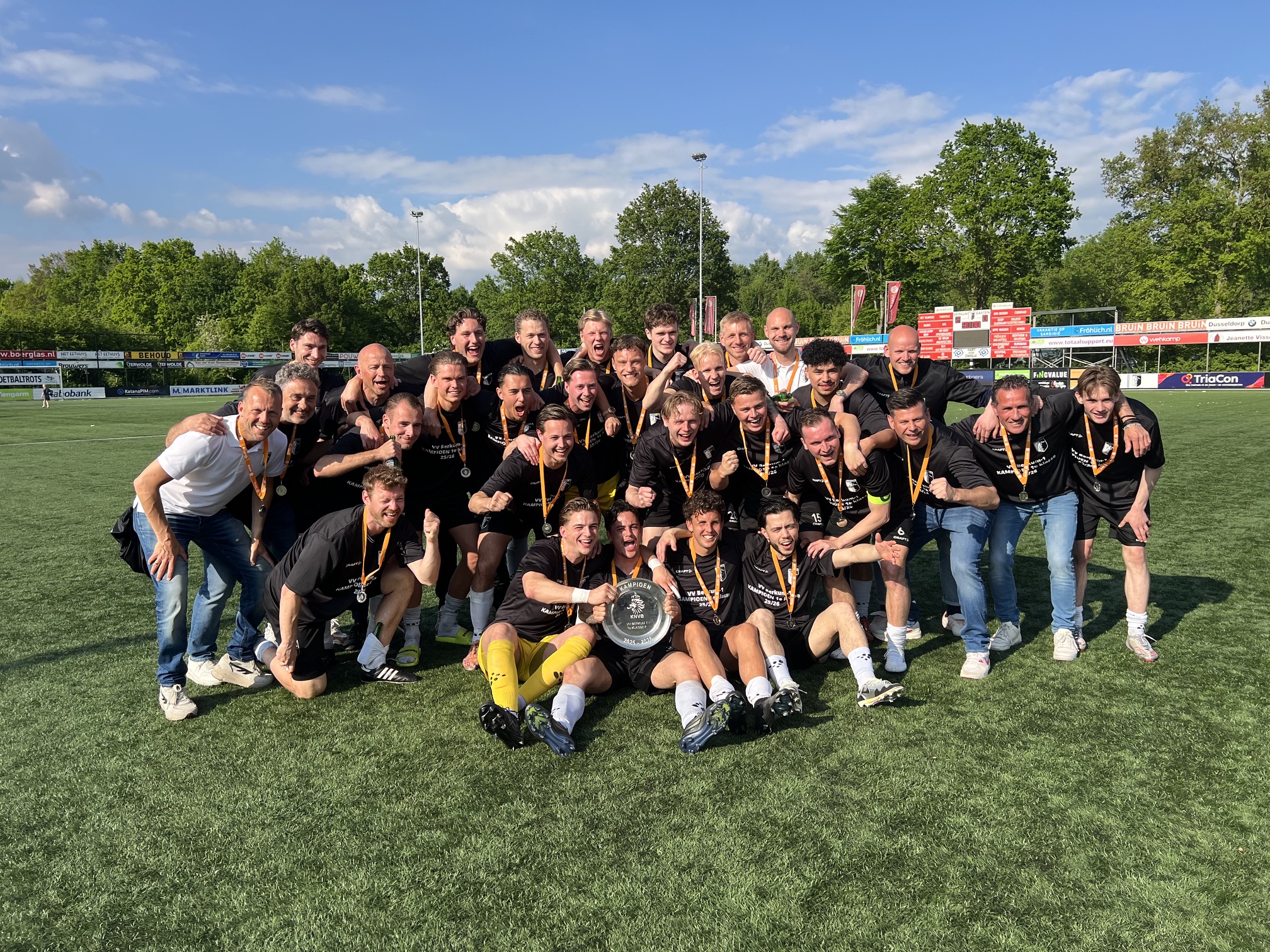 Berkum kampioen na winst tegen BFC!