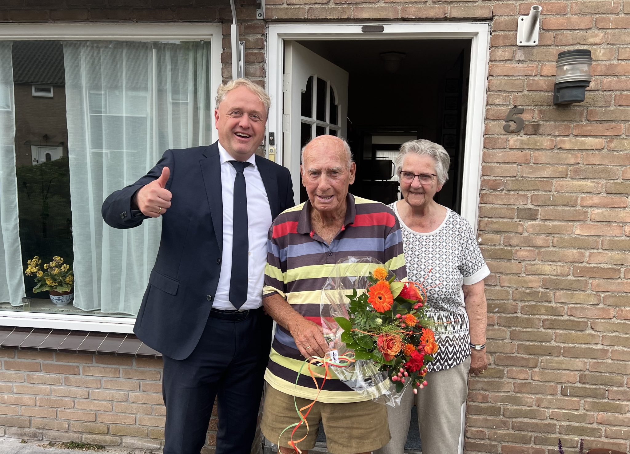 Oudste lid en vrijwilliger Ben Zweers 90 jaar