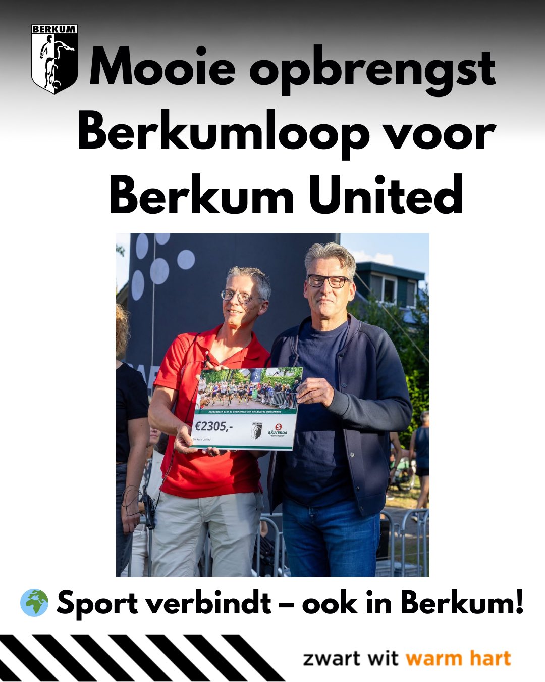 Mooie opbrengst Berkumloop voor Berkum United