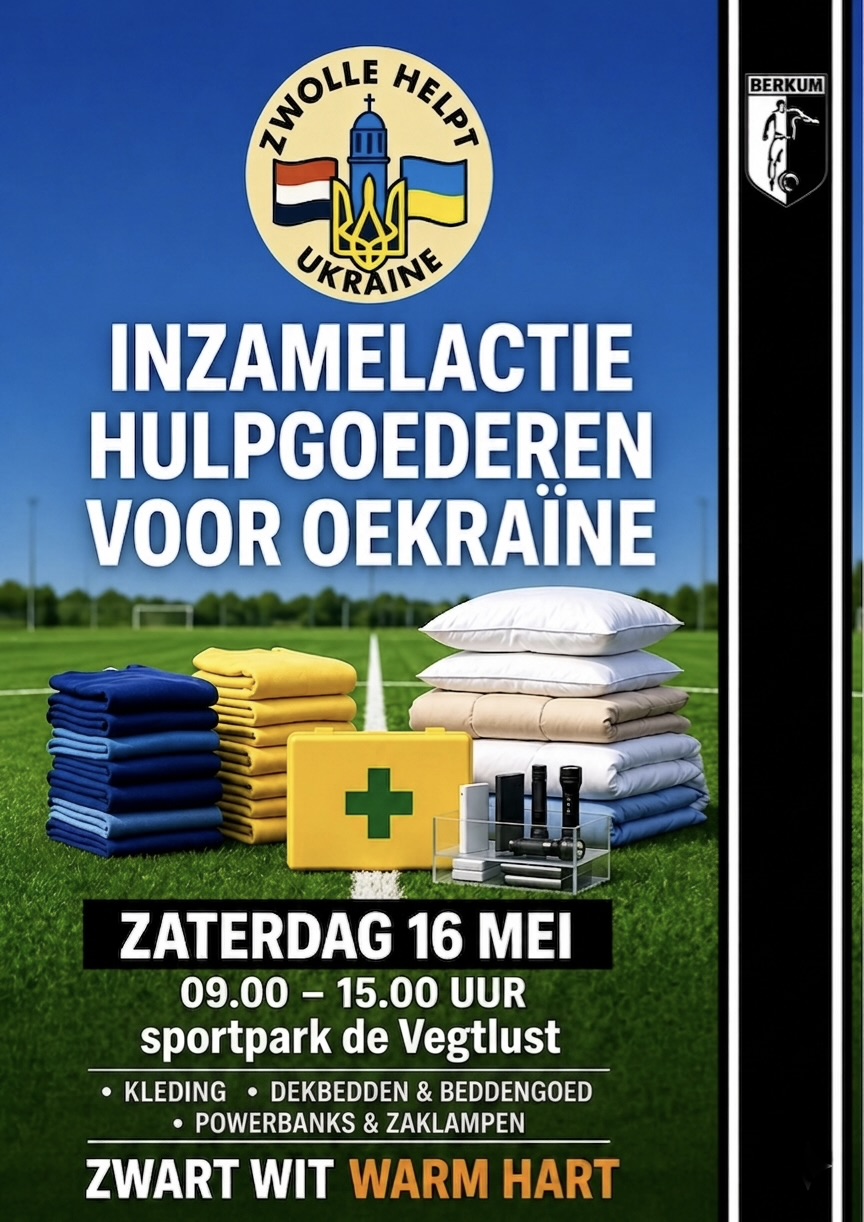VV Berkum helpt Oekraïne