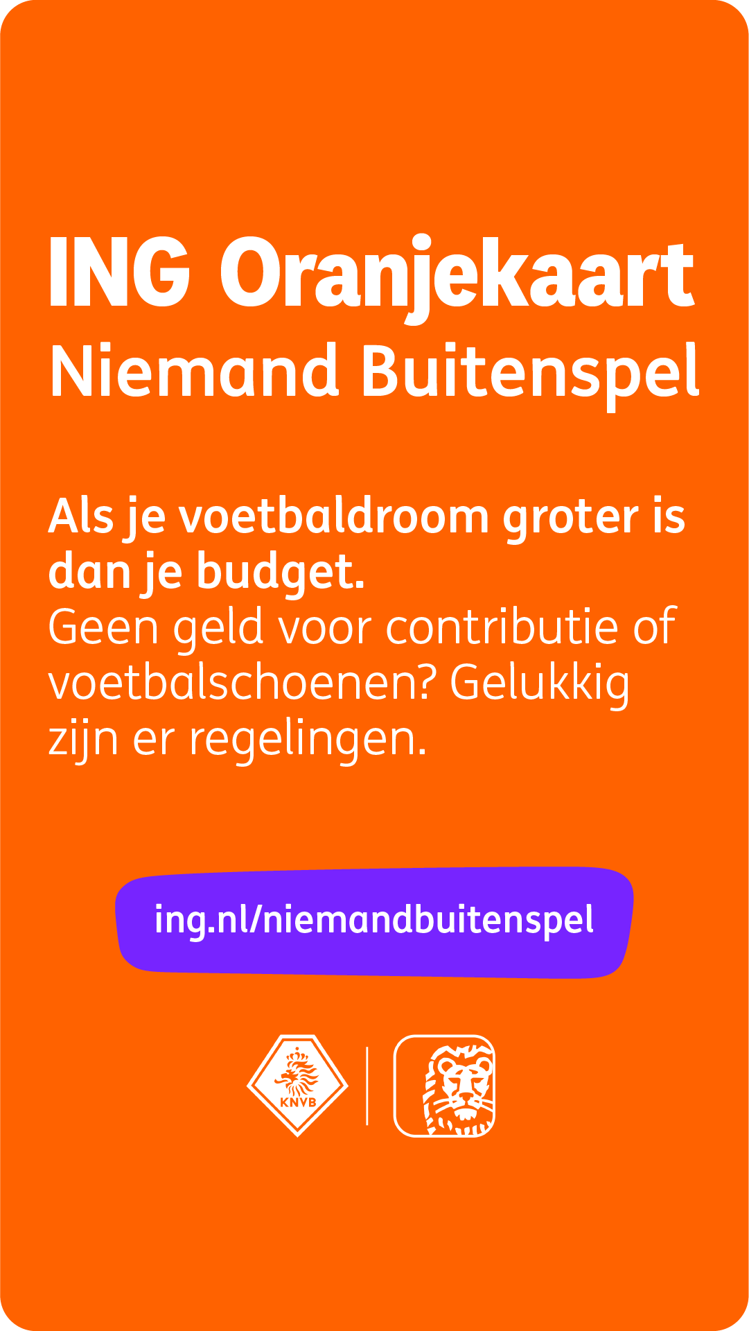 VV Berkum helpt kinderen met geldzorgen via Niemand Buitenspel