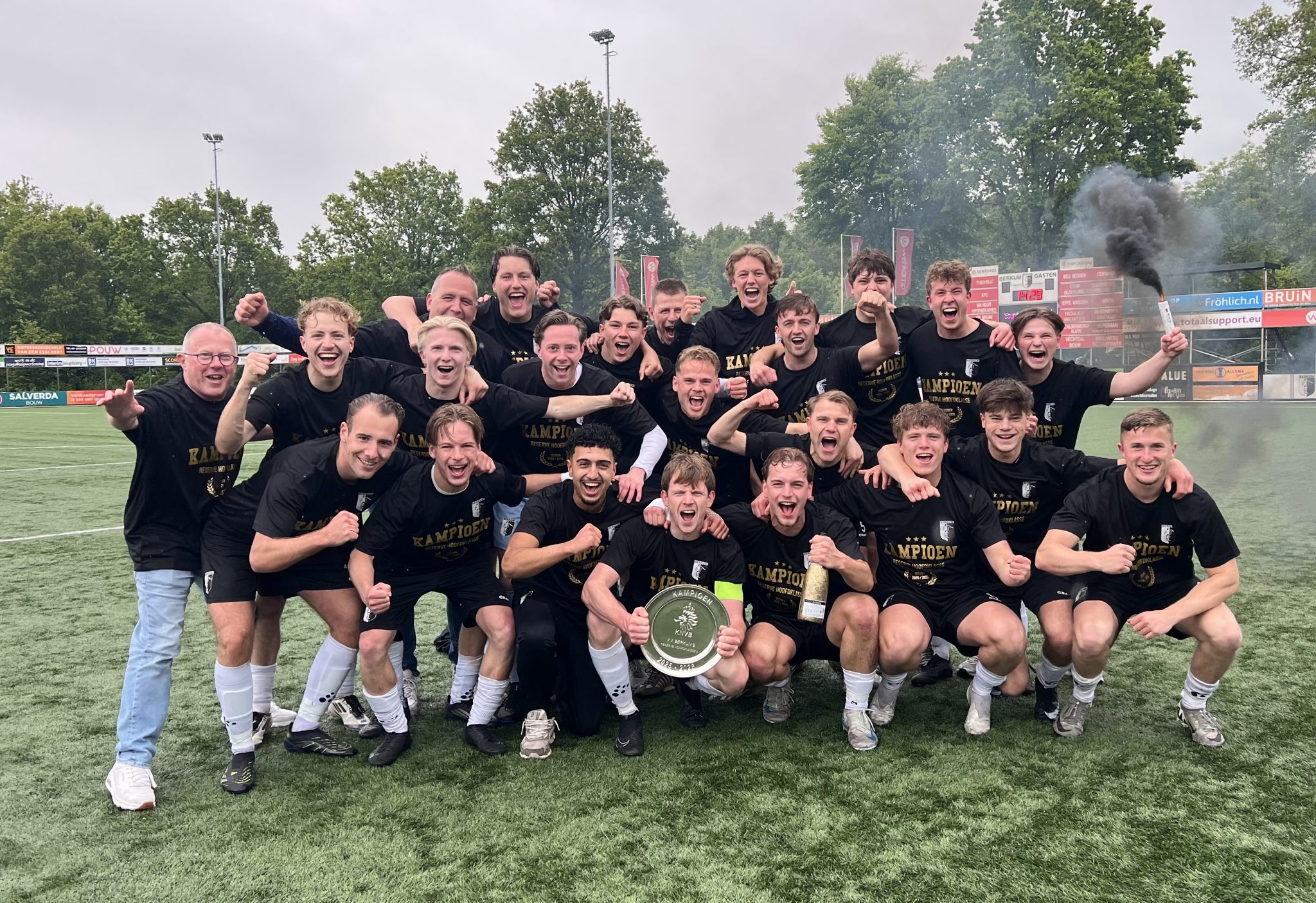 Berkum 2 gekwalificeerd voor wedstrijden om het Nederlands kampioenschap voor reserveteams