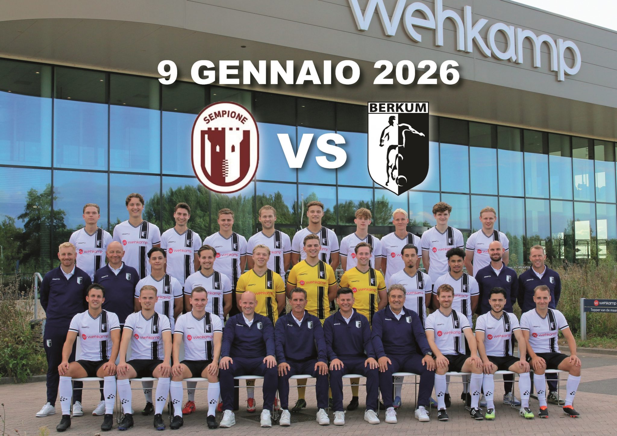 Berkum oefent in Rome