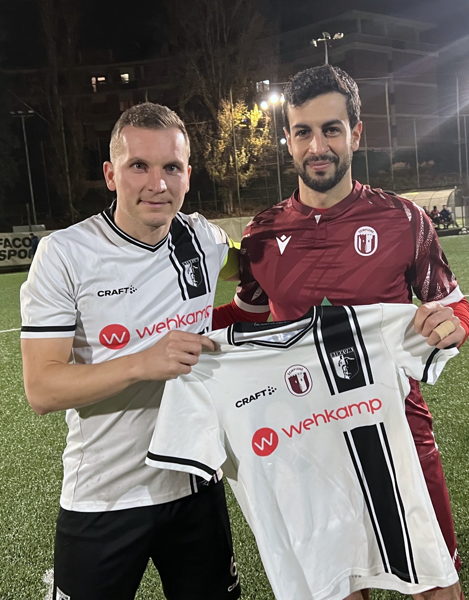 Berkum overklast Sempione Calcio