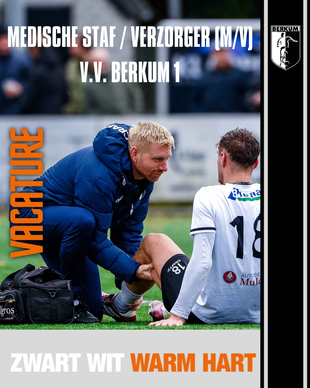 VACATURE MEDISCHE STAF  / VERZORGER (M/V) V.V. BERKUM