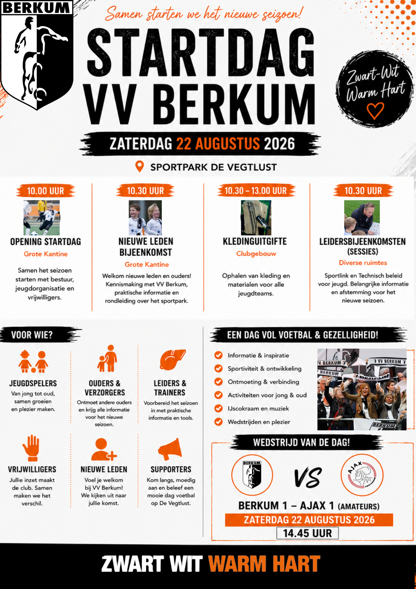 Startdag VV Berkum 2026: Samen starten we het nieuwe seizoen!