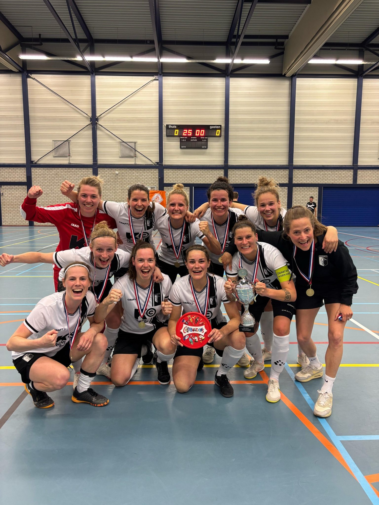 Vrouwen 1 Futsal ontvangt voormalig landskampioen in landelijke bekerstrijd