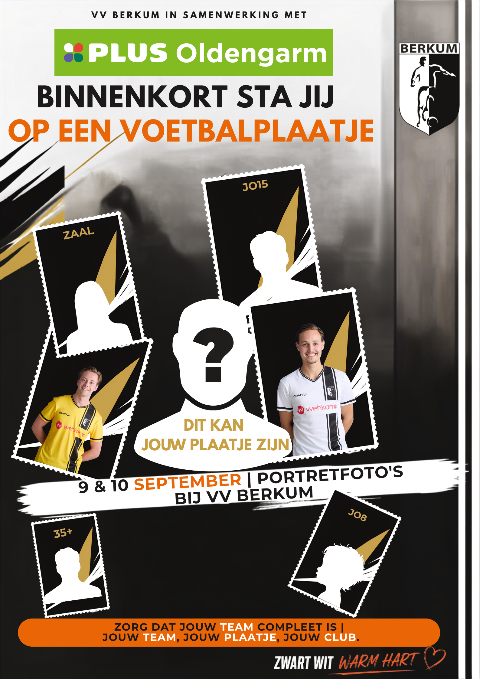 Binnenkort sta jij op een voetbalplaatje!